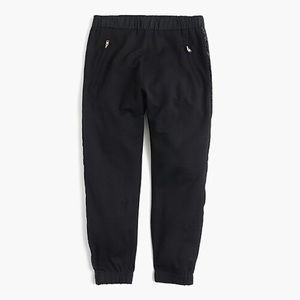 J Crew Crewcuts sweatpant with glitter tux stripe